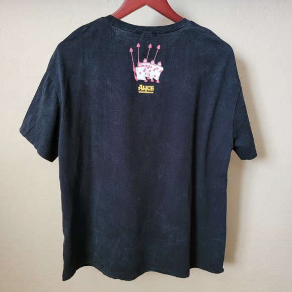 Zara x Disney Alice in Wonderland Mineral Wash Graphic Tee Shirt - Picture 9 of 13